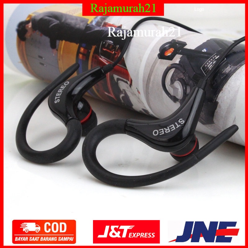 Earphone Sport Extra Bass Handsfree with Microphone - OMSK5GBK