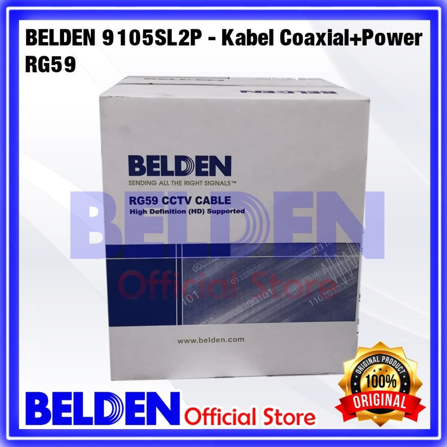 BELDEN 9105SL2P - Kabel Coaxial+Power - RG59 / RG 59 / RG.59