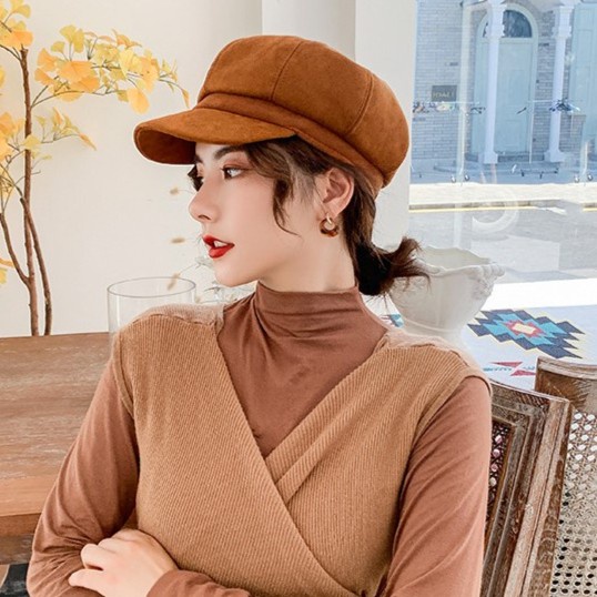 Topi Baret Golf  ANTI UV polos topi senam gaya wanita fashion V9O2 pantai murah import cod olahraga 