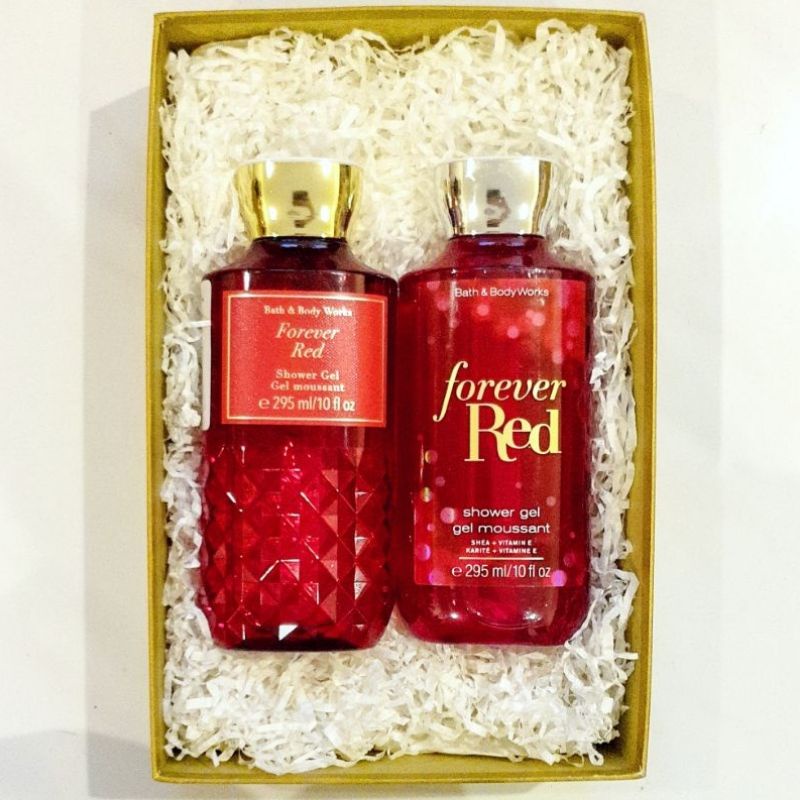 BBW FOREVER RED GIFT SET PAKET BATH &amp; BODY WORKS