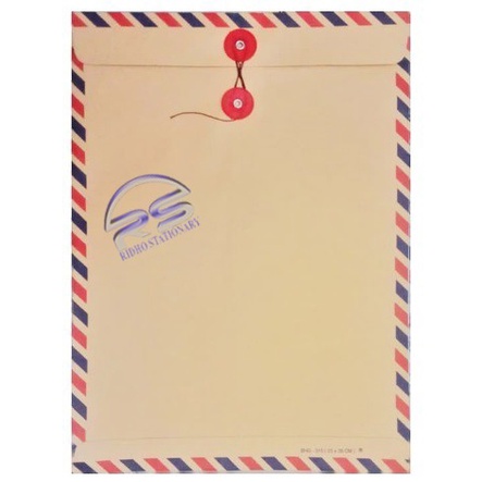 

Hari Ini (10 Pcs) Amplop Cokelat Tali Airmail E-310 (250 X 350 Mm) Folio F4 Promo