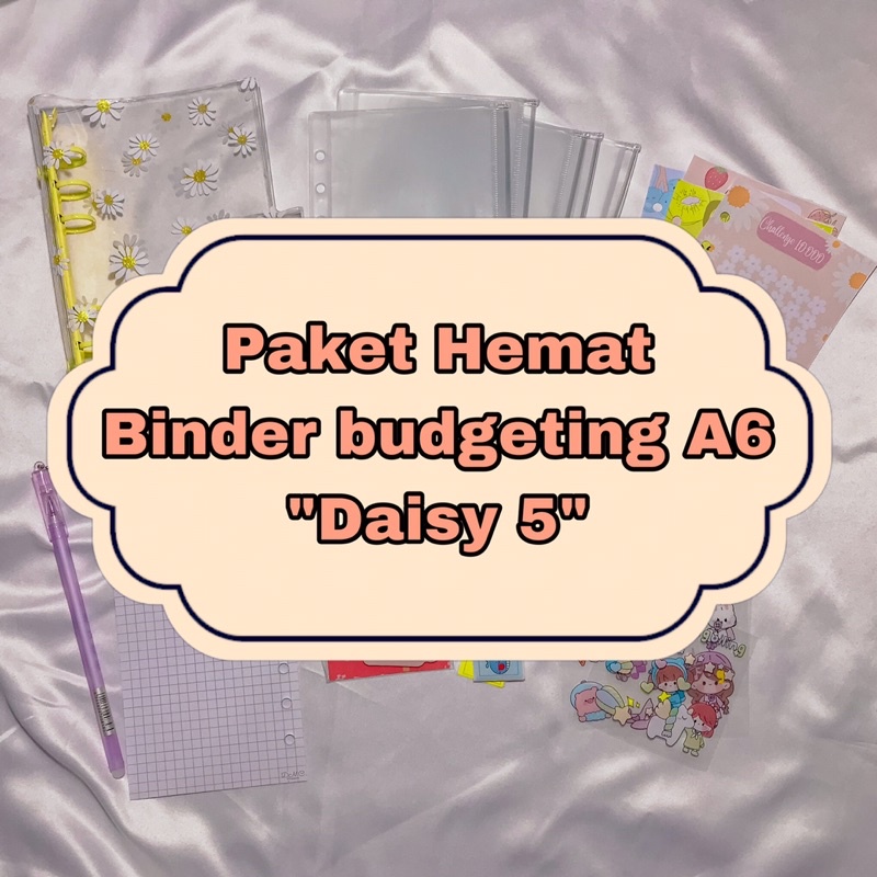 

Paket hemat budgeting || paket hemat binder budgeting || paket hemat binder saving challenge || binder keuanan daisy