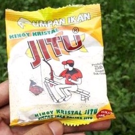 Umpan Pancing JITU PerPCS Merah Biru Telor Bebek Kinoy Murni Crystal