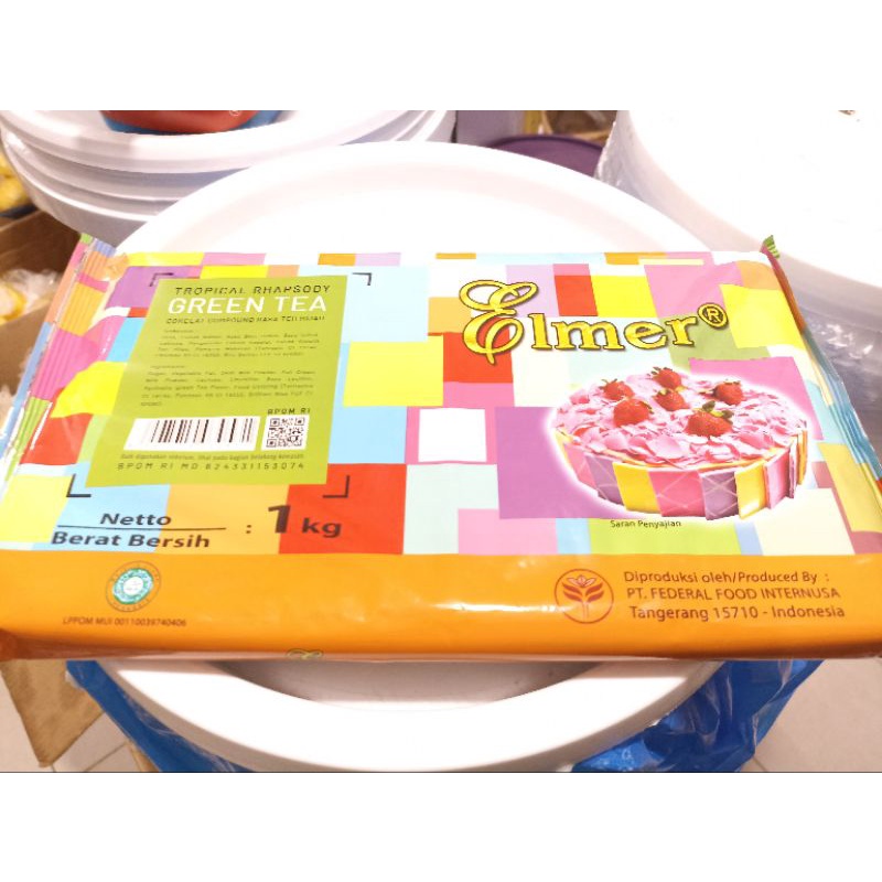 

elmer greentea chocolate compound 1 kg