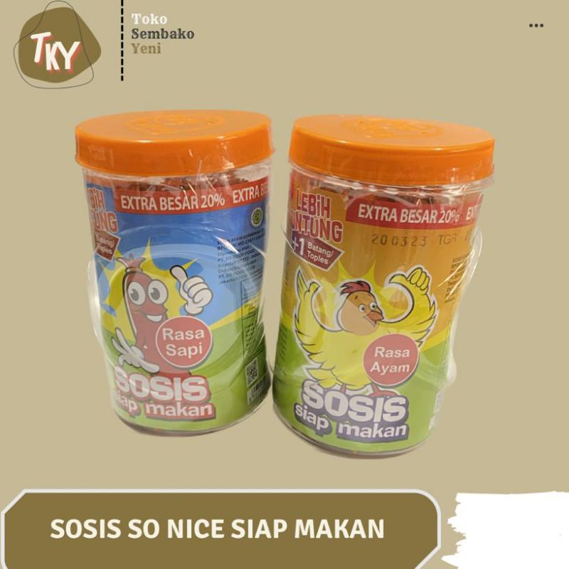 

Sosis So Nice Isi 24 pcs Rasa Ayam/Rasa Sapi