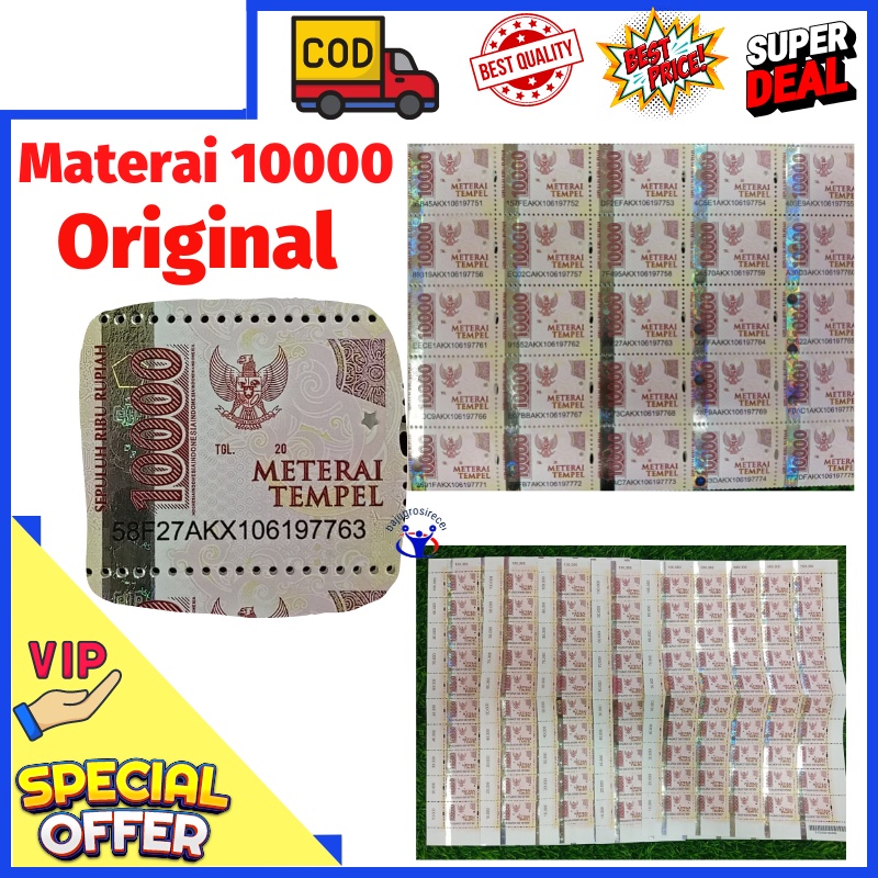 

materai 10 000 Materai 10000 Asli Meterai 10000 Asli materai 10 ribu materai 10rb asli pos indonesia