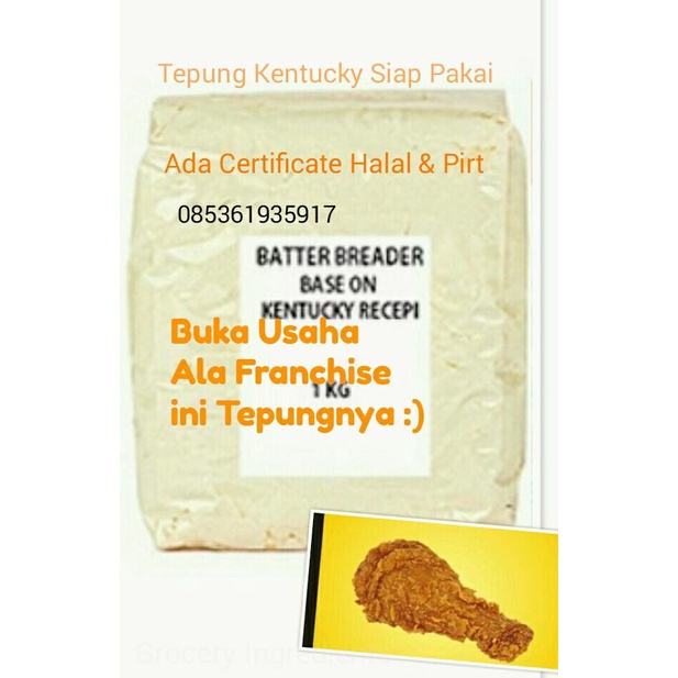 

[COD] Khusus Gojek & Grab Tepung Fried Chicken / Tepung kentuky HALAL [COD]