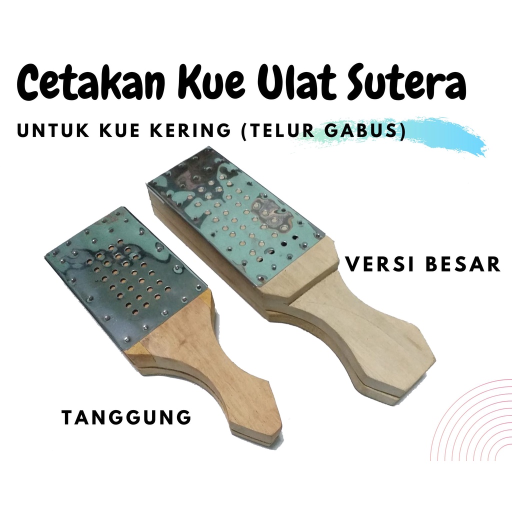 Cetakan Kue Ulat Sutra / Kue Telur Gabus