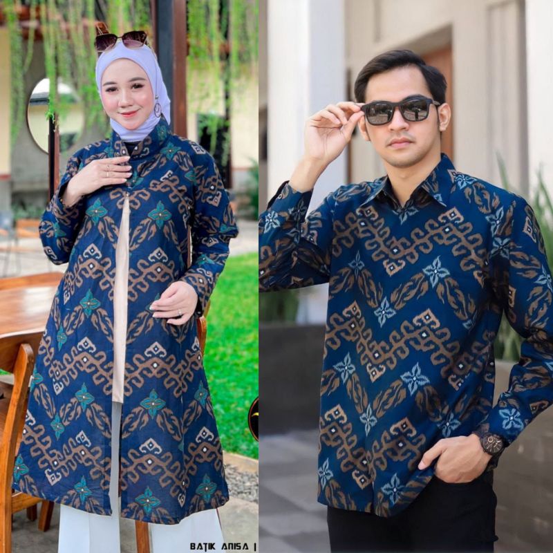 NEW TUNIK BATIK CARDY TERLARIS FESHION MUSLIMAH KEKINIAN