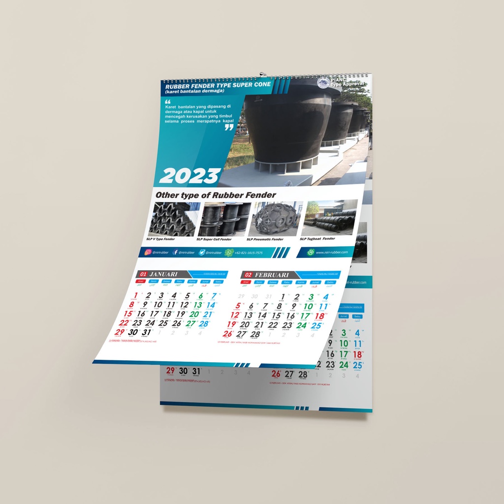 

Mentahan Kalender 2023 Vektor Model 01