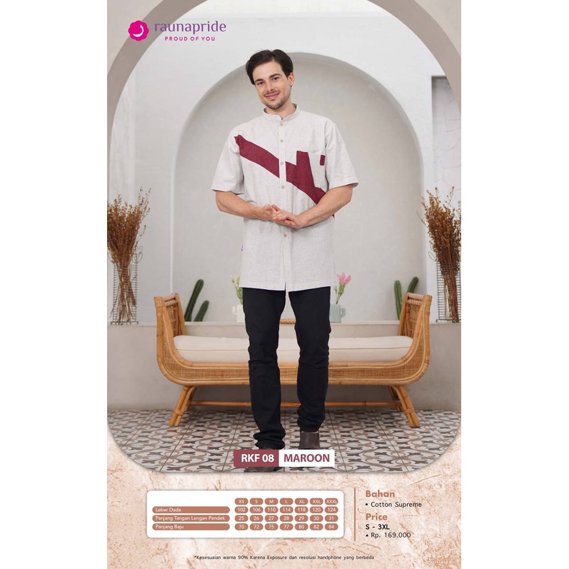 Rauna Sarimbit Keluarga Lebaran / SR - 08 Maroon / Fashion Muslim