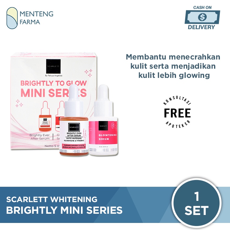 Scarlett Whitening Brightly To Glow Mini Series - Perawatan Untuk Mencerahkan