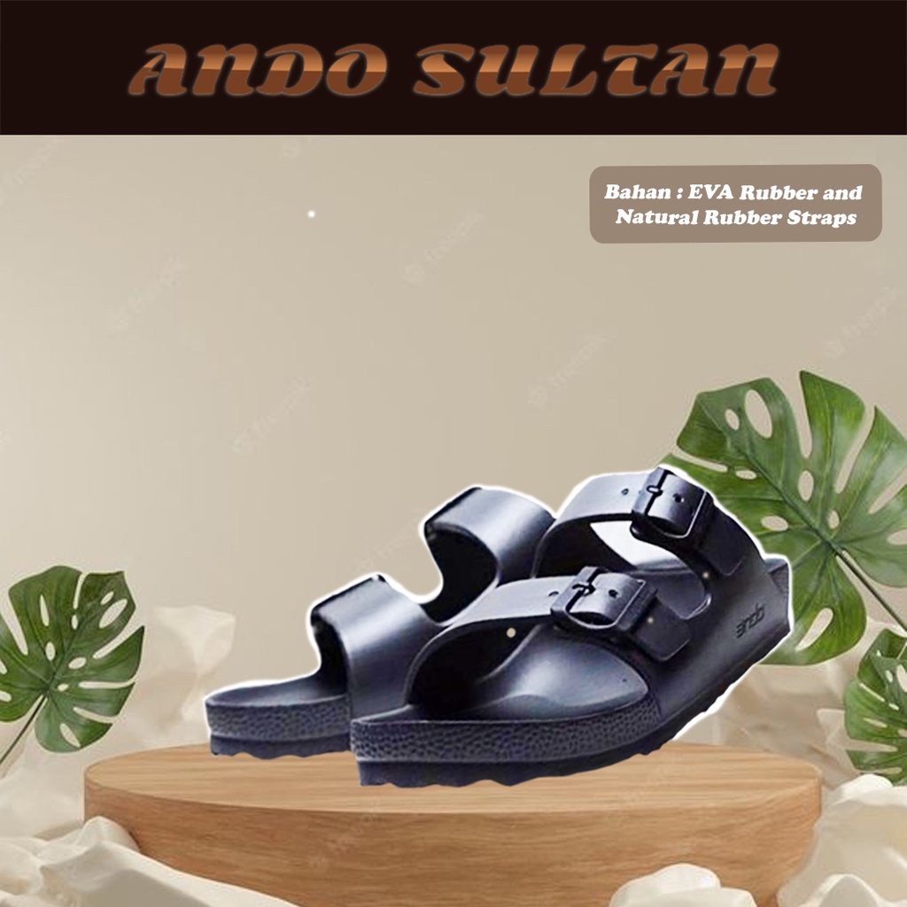 Sandal Selop Ando Original/ Sandal Cowok Selop Ando Sultan