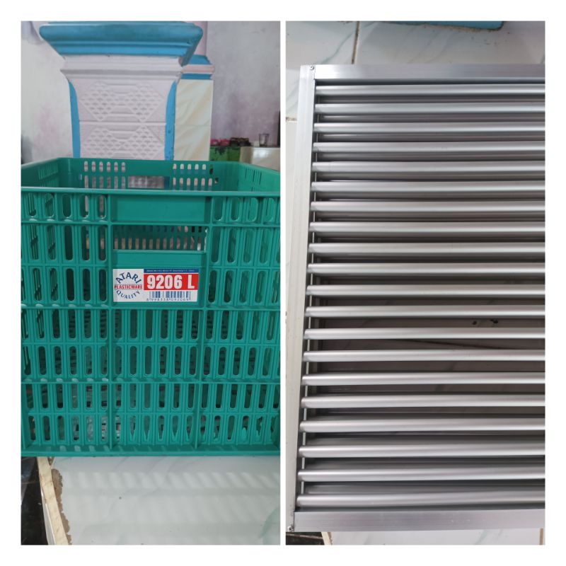 Bak Sortir Lele Alat Sortir Ikan Lele Alumunium Pengganti Ember Sortir Lele Belum