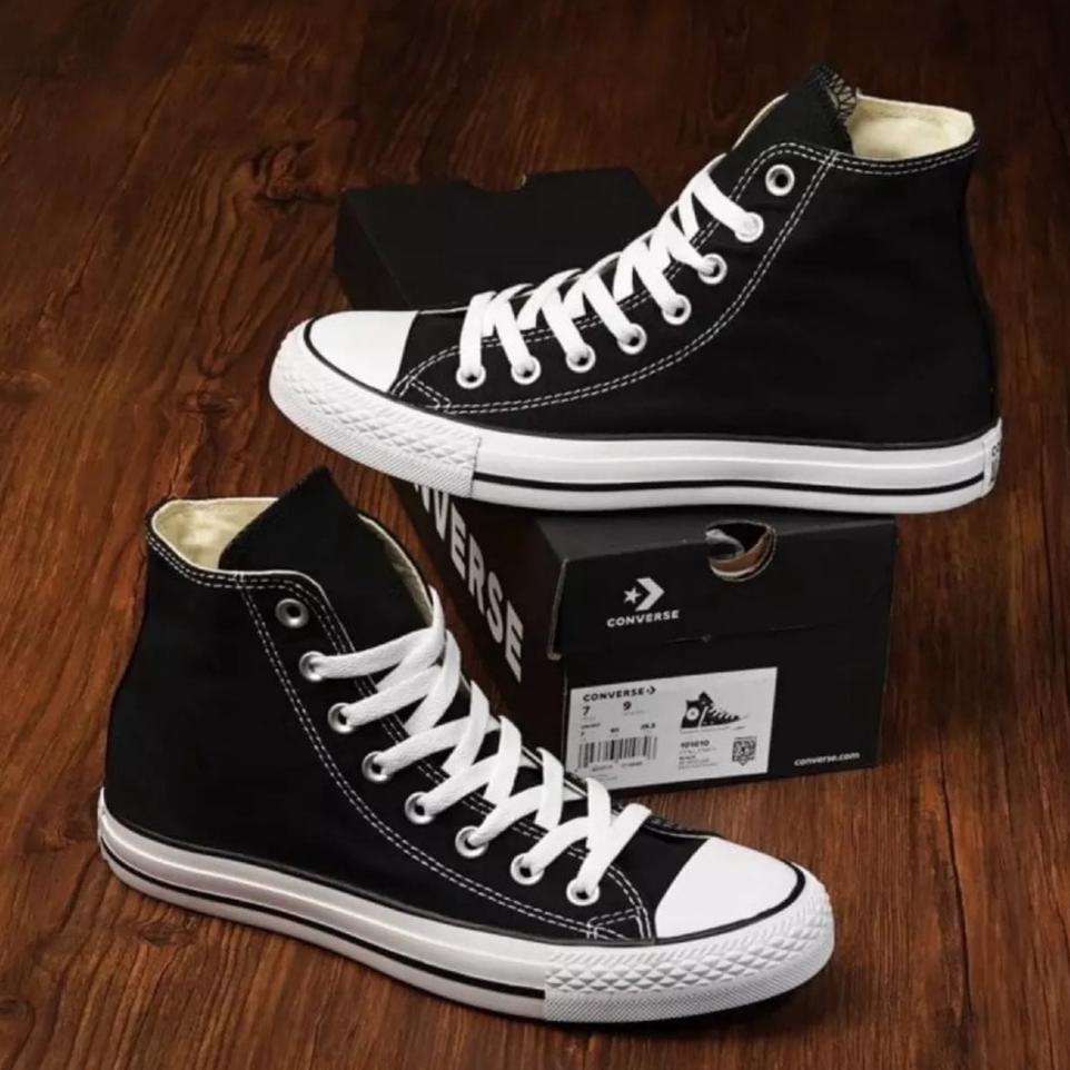 Terbaru MURAH BOS KUepatu Sekolah Converse_70S Allstar Hitam Tinggi GRATIS WAIBAG KEREN .Sepatu Snea