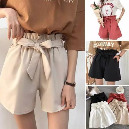 ㄳ Love Pants / Celana Hot Pants Wanita / Celana pendek love bahan crepe HOT SALES 2994 ◉