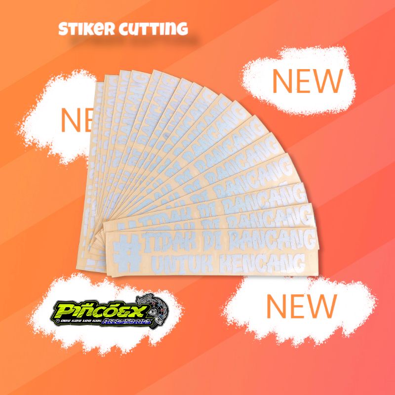 stiker tidak di rancang untuk kencang