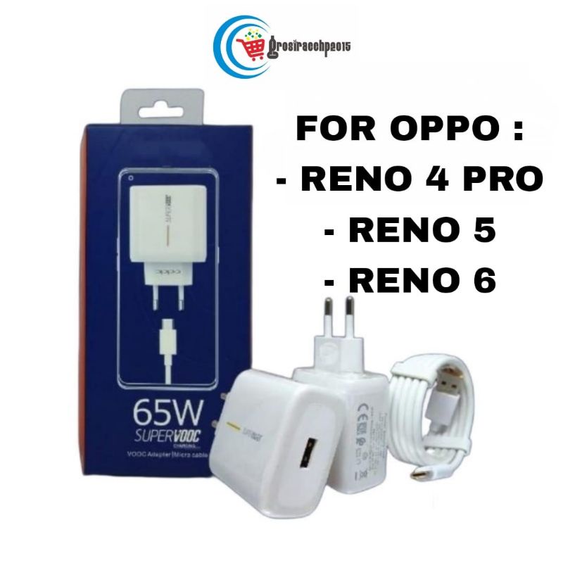 CHARGER WC0506A3HK FLASH CHARGE 65W KABEL TYPE C COMPATIBLE FOR OPPO RENO 4 PRO / RENO 5 / RENO 6