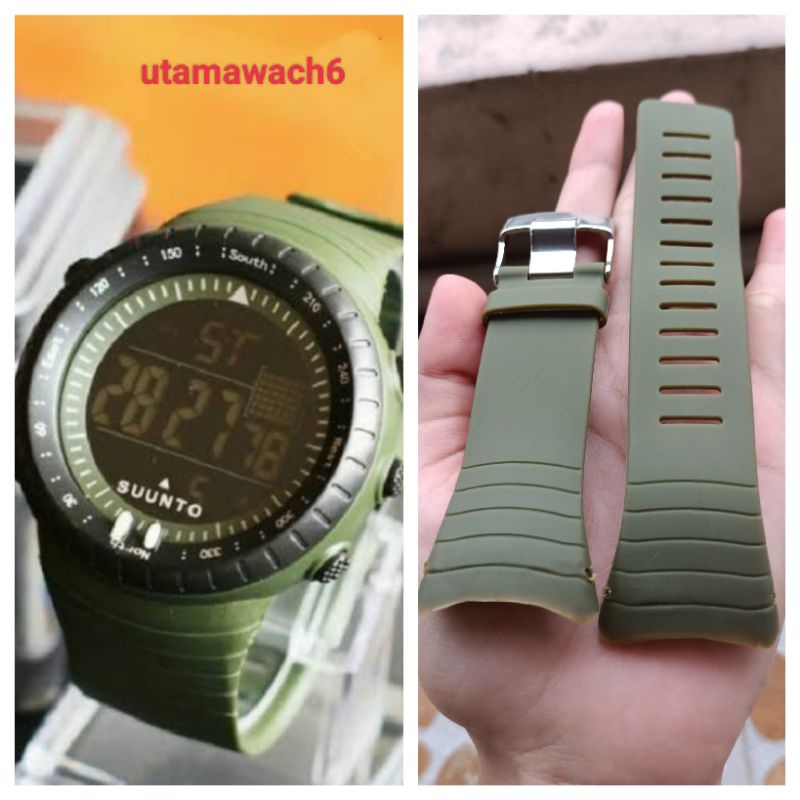 Tali jam tangan SUNTO CORE strap jam tangan SUNTO CORE hijau