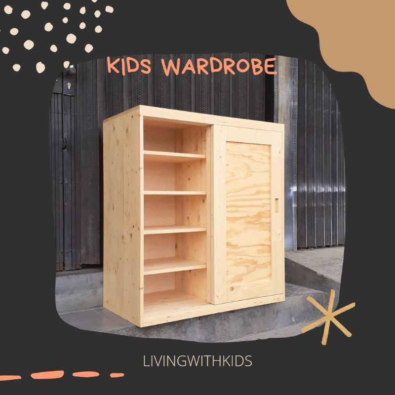 LEMARI BAJU ANAK / LEMARI PAKAIAN ANAK / KIDS WARDROBE / LEMARI ANAK PEREMPUAN LAKI LAKI