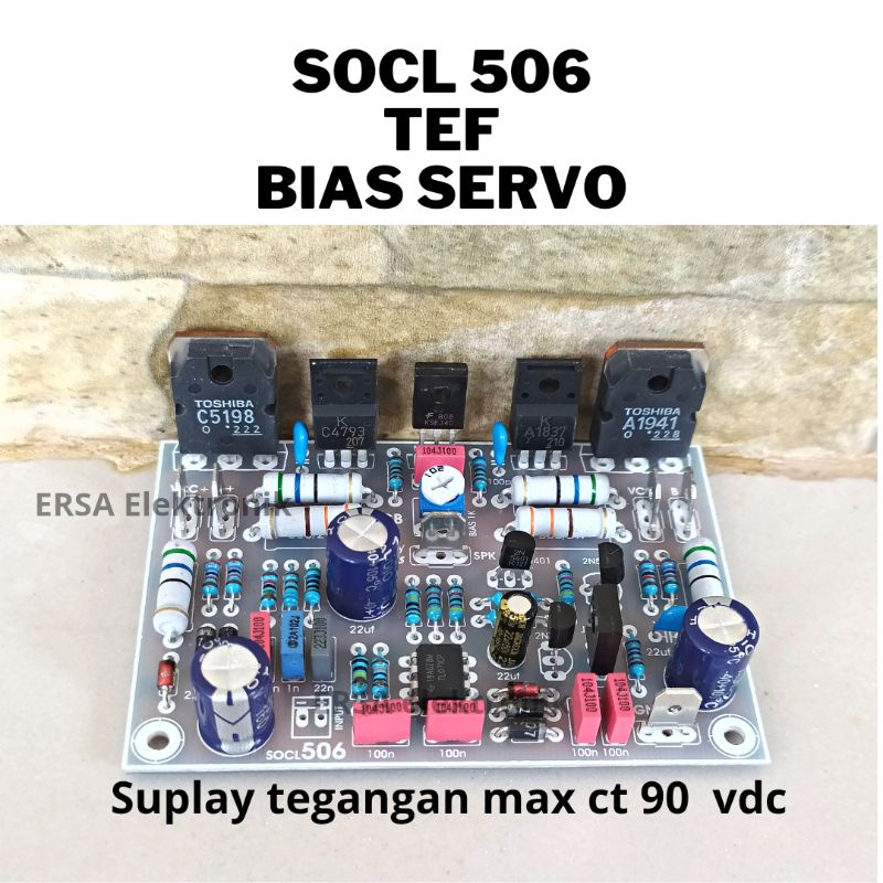 kit socl 506 tef bias servo
