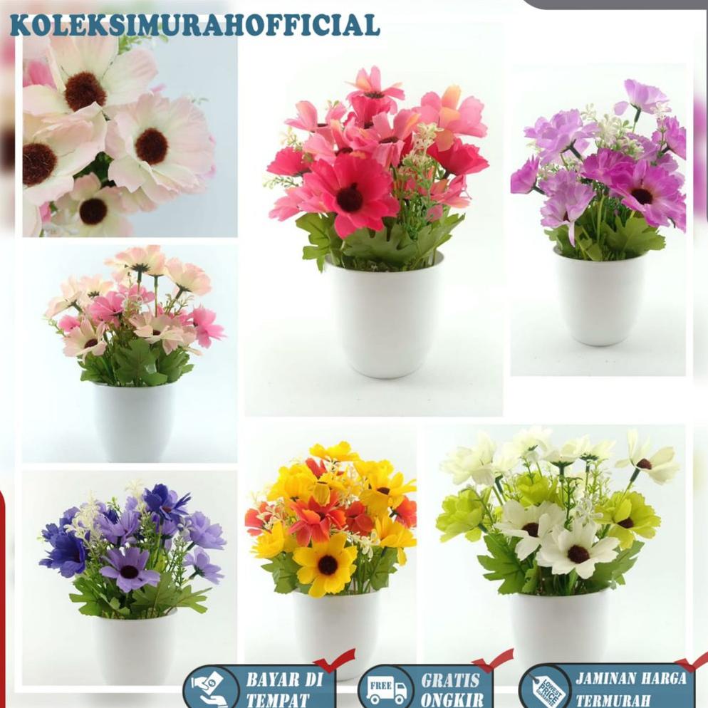 COD BUNGA PLASTIK BUNGA PAJANGAN IMITASI BUNGA ARTIFISIAL BUNGA MATAHARI TANAMAN HIAS BR2208