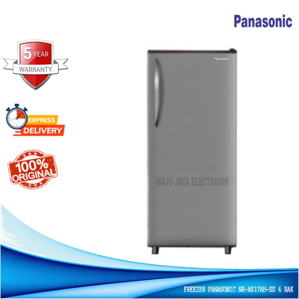 Freezer PANASONIC NR AS17AH SS 6 Rak 170 Liter