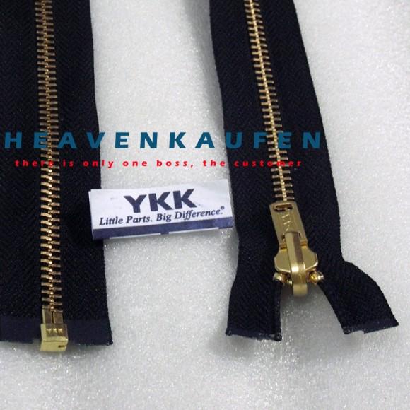 Resleting Gigi Besi YKK 75 cm/30 inch Gold Emas