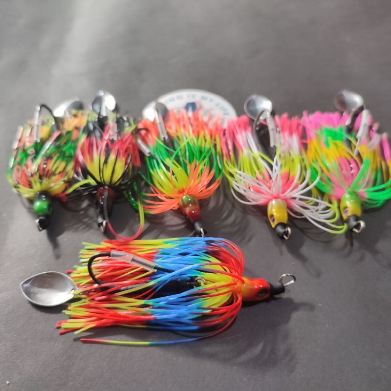 SPIN FISH SPINER BAIT DOUBLE HOOK 11GRAM I UMPAN CASTING IKAN GABUS DAN TOMAN