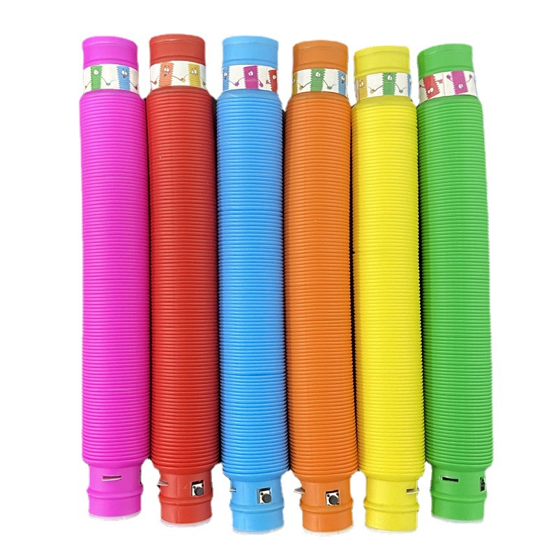 MAINAN VIRAL LAMPU STICK PIPA FIDGET TOY , CEV LIGHT UP POP TUBE