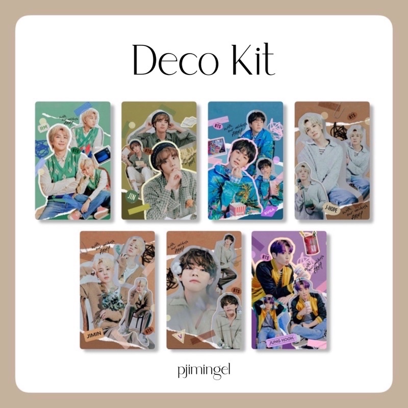 Photocard BTS Deco Kit Edition