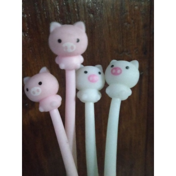 

♥️ Pulpen / Bolpen / Bolpoin Karakter Piggy / Babi Lucu Imut ♥️