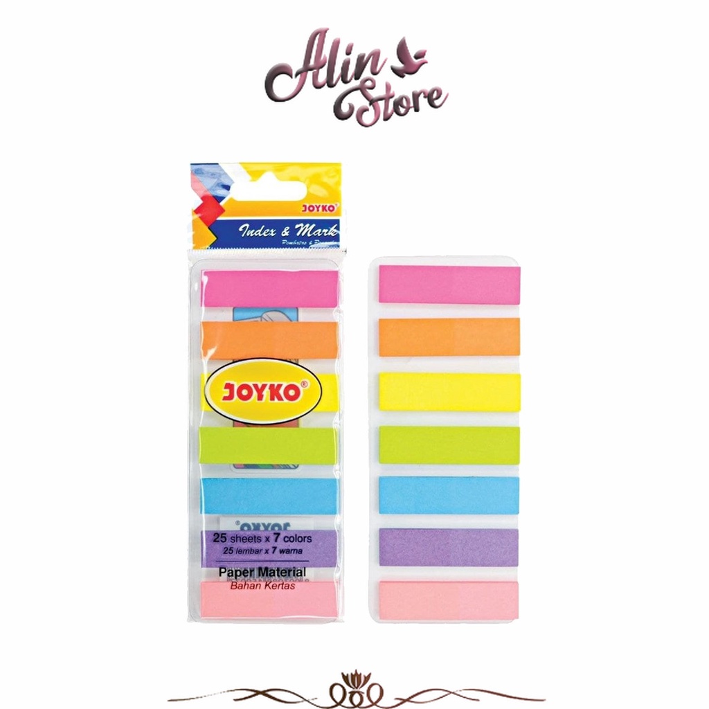 

Pembatas IM-32 Index & Mark / Penanda 7 Warna Kertas Joyko