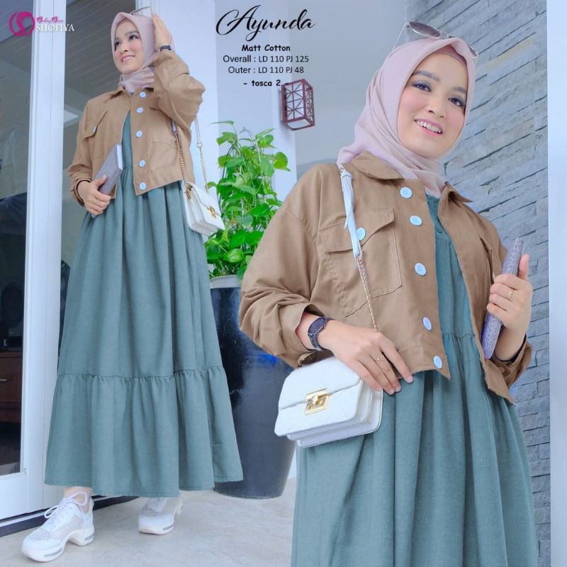 AYUNDA SET ORIGINAL BERLABEL SHOFIYA/SETELAN WANITA INNER OUTER