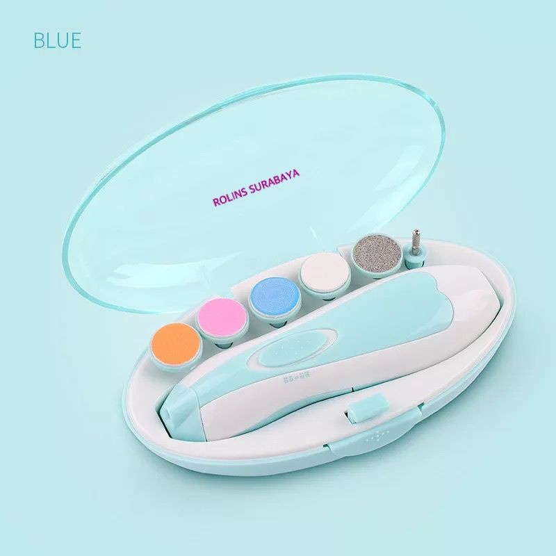 Alat Gunting Kuku Bayi SET Biru &amp; Pink Baby Nail Trimer PREMIUM High Quality