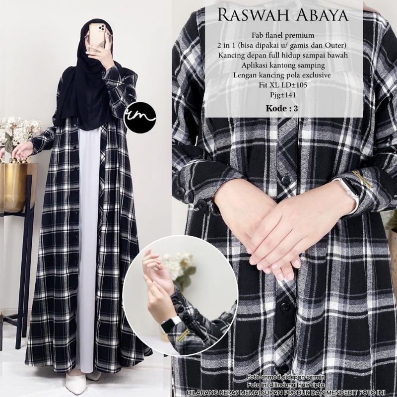 Raswah Abaya by Ratu Mulabees