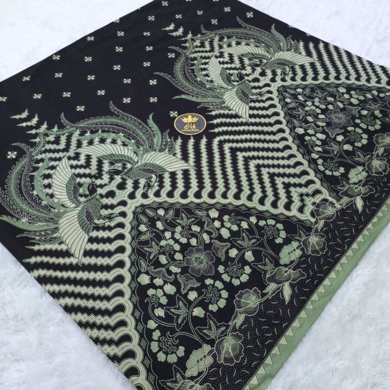 Kain Batik Karakter SAGE GREEN katun halus Produksi Sragen Solo