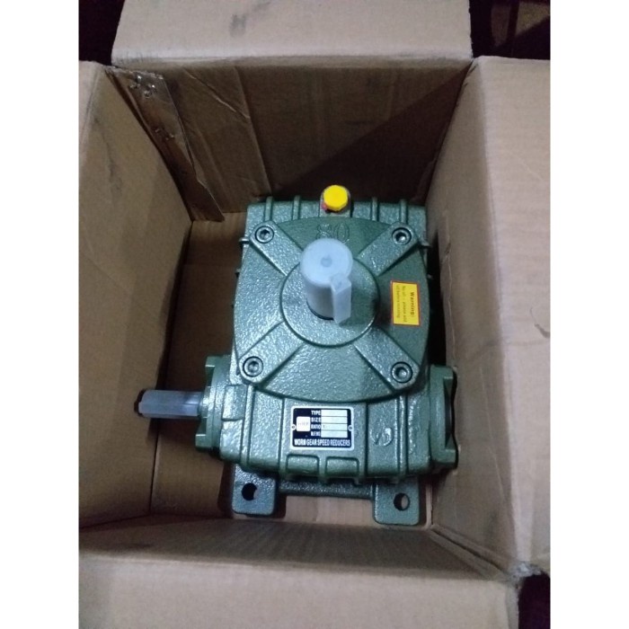 Motor Listrik Hrf Speed Reducer Gear Box - Girbox Wpo 70 Ratio 10 - 60