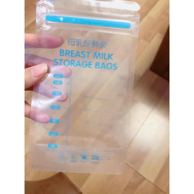 KANTONG ASI DOUBLE ZIP 200ml isi 30 pcs / PLASTIK ASI BPA FRE