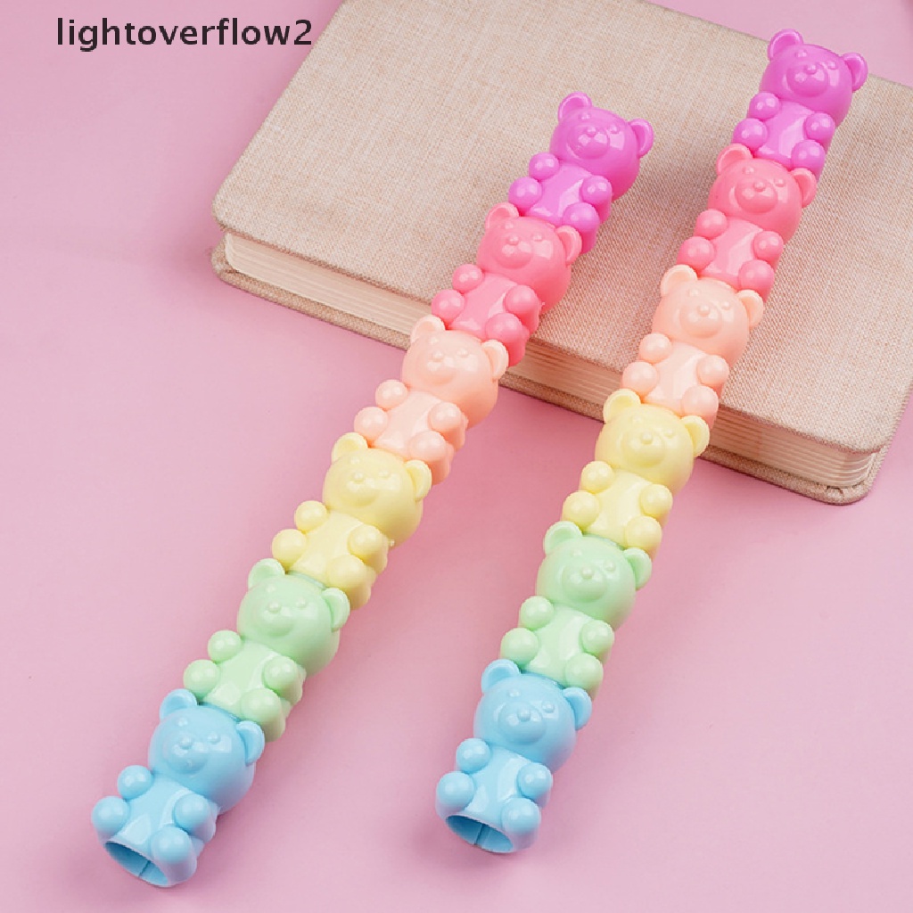 (lightoverflow2) Spidol 5 Warna Fluorescent Untuk Menggambar / Menulis