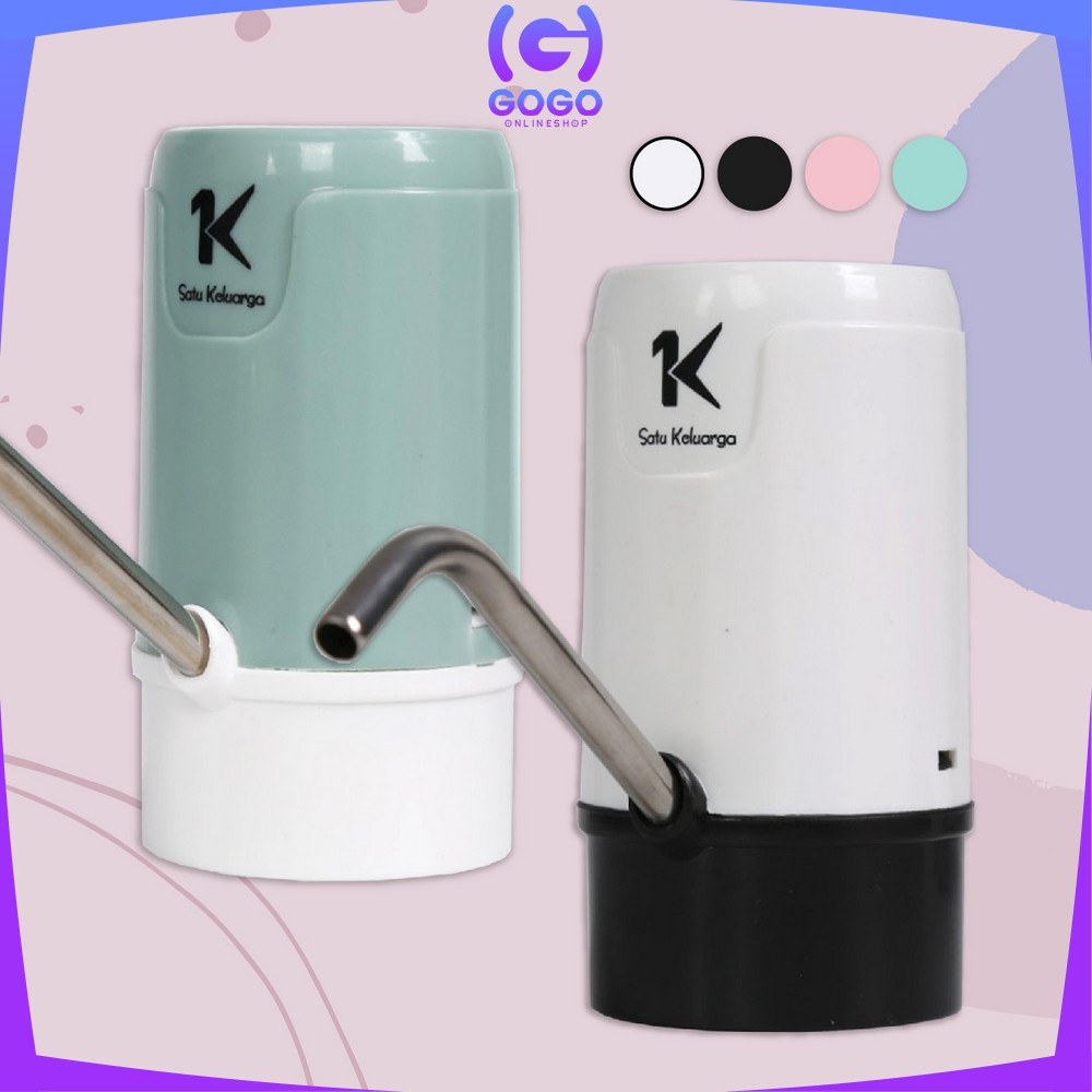 GOGO-C475 Pompa Galon Elektrik Dispenser Air Minum Gallon Recharge Gallon Pump / Dispenser Air Elektrik / Pompa Galon Elektrik Listrik USB Charger