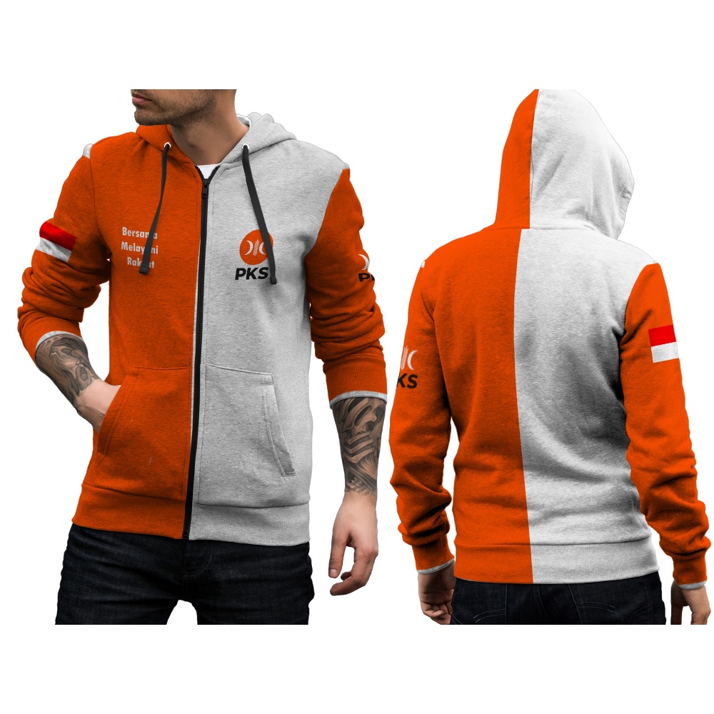 JAKET PKS / Jaket Custom PKS / Jaket Keren Partai Keadilan Sejahtera PKS