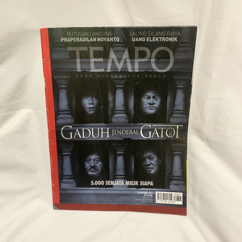 Majalah Tempo Oktober 2017 Gaduh Jendral Gatot