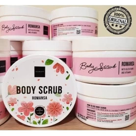 LT- [ BOTOL BULAT ] Scarlett LULUR BULAT Body Scrub Bulat