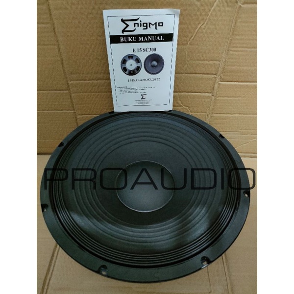 Komponen Speaker Enigma 15 SC 300 15SC 300 15 SC300 750 Watt Original