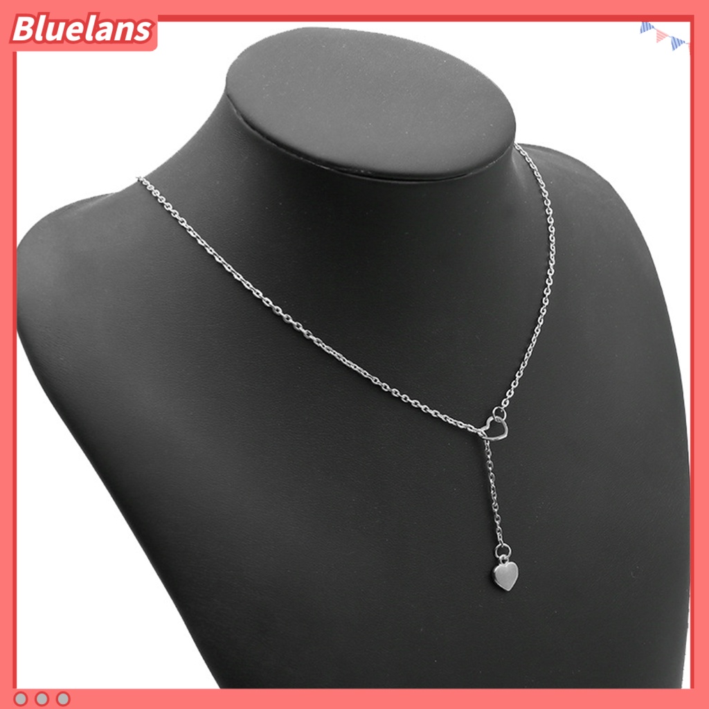 Bluelans Necklace Heart Pendant Women Chain Necklace Jewelry