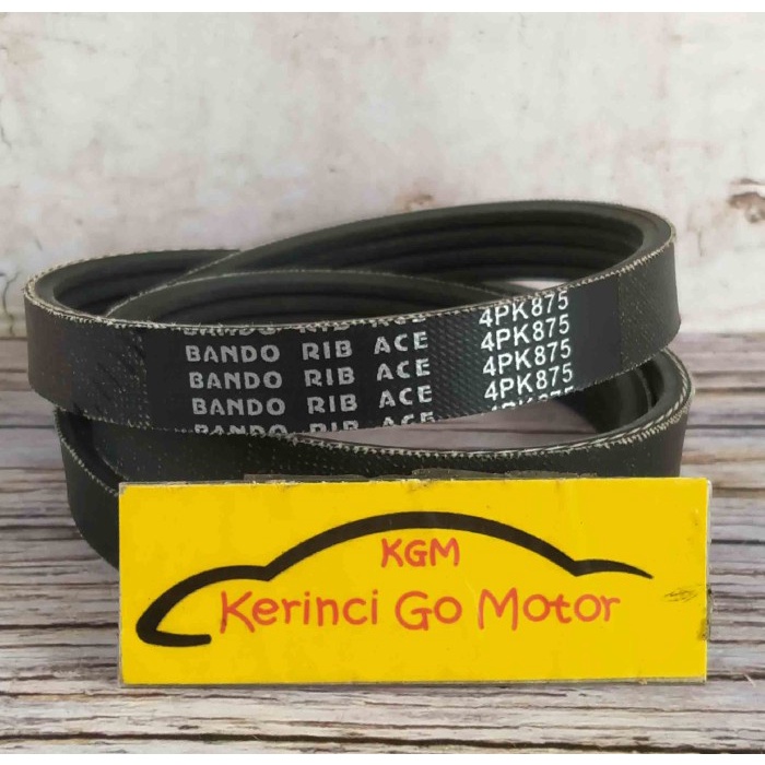 BANDO VAN BELT 4PK 875 RIB BELT TALI KIPAS 4PK-875 FAN BELT ALUR