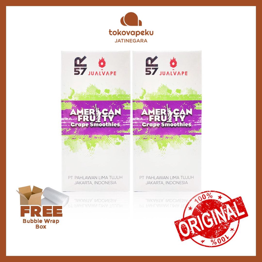 AMERICAN FRUITY GRAPE SMOOTHIES 60ML AMERICAN FRUITY ORI by R57 X JVP