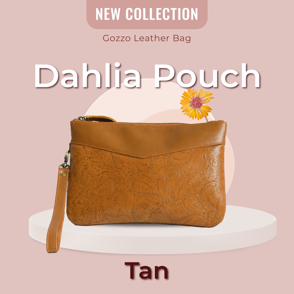 NEW!!! DAHLIA POUCH WITH 6 SLOT CARD//FREE GRAFIR NAMA DAN LOGO PERUSAHAANMU