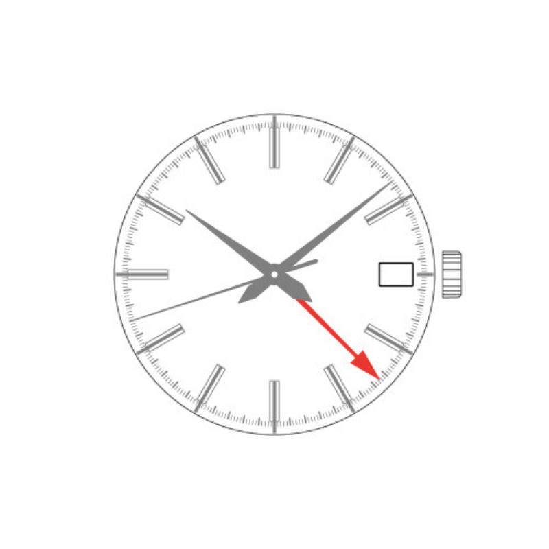 SEIKO TIME MODULE NH 34 DENGAN FUNGSI GMT WATCH MOVEMENT